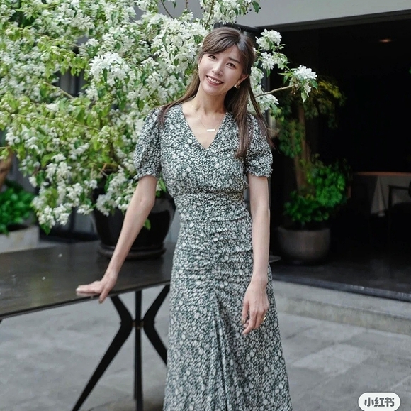 NWT Zara Midi Flpral Printed Dress - 6601-675 - Picture 3 of 15